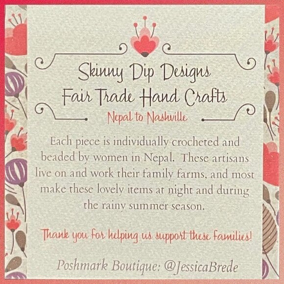 HAND CRAFTED in Nepal Beaded Bracelets (set of 3) #112 - Picture 2 of 4